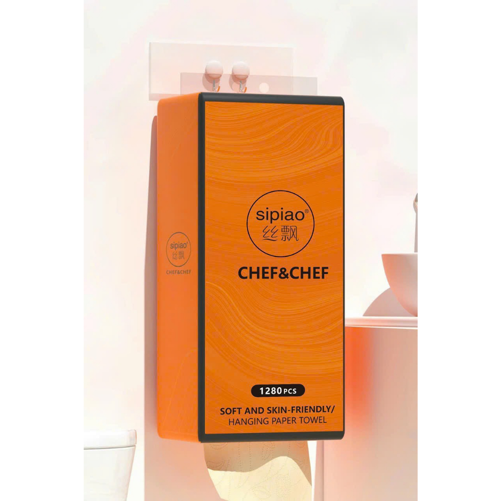 Set 4 bịch giấy đa năng treo tường dạng rút tiết kiệm, an toàn, tiện lợi