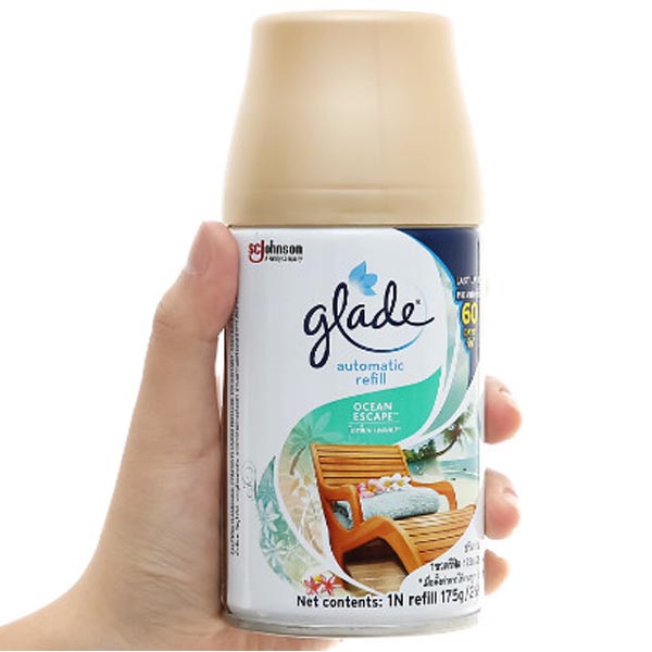 Chai Xịt Phòng Thay Thế Vào Máy Xịt Phòng Tự Động Glade - Hương Biển Phiêu Bồng (269ml)