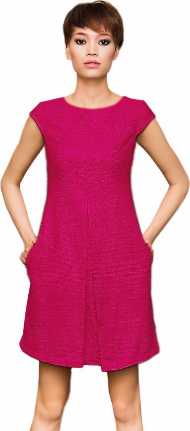 Đầm Chữ A Xếp Ly Giữa