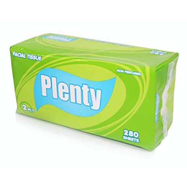 Combo 2 gói Khăn Giấy Rút PLENTY 2 Lớp, 280 Tờ/gói