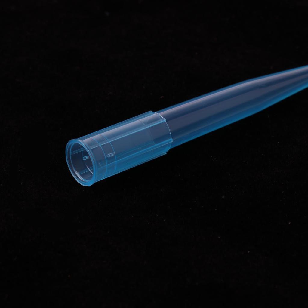 1000Pieces 1ml Lab Liquid Pipette Tips For DragonMed PP Material