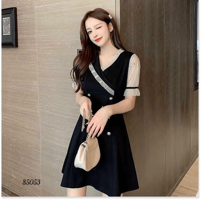 ĐẦM UMI PHỐI VOAN DÁNG XÒE,ĐƯỢC LÀM BẰNG CHẤT LIỆU VOAN SIÊU BỀN VÀ THOÁNG MÁT THỜI TRANG KING STORE