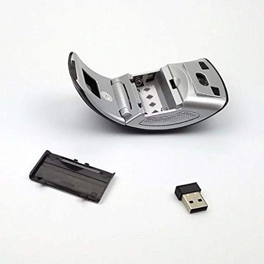 Chuột gấp không dây 2.4G Chuột không dây Bộ thu USB có thể gập lại Trò chơi Máy tính Phụ kiện máy tính xách tay