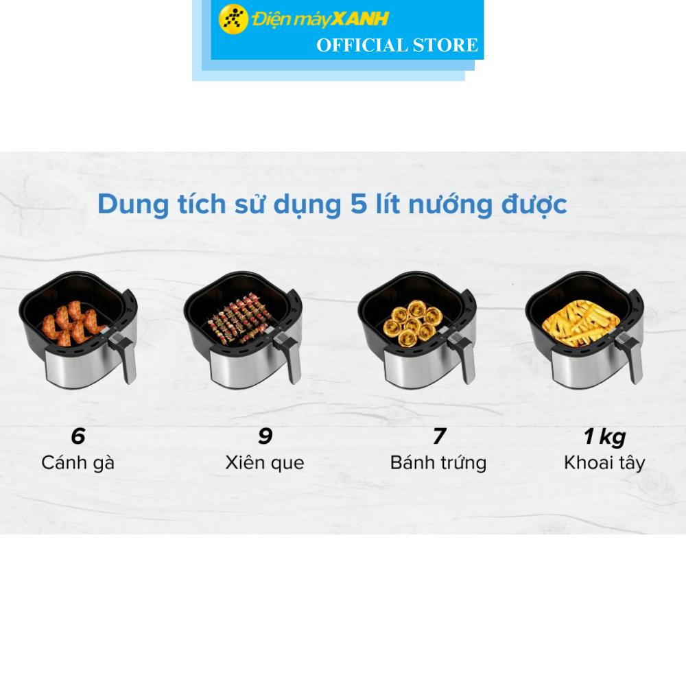 Nồi chiên không dầu Hafele AF-T5A (535.43.712) 5 lít - Hàng Chính Hãng