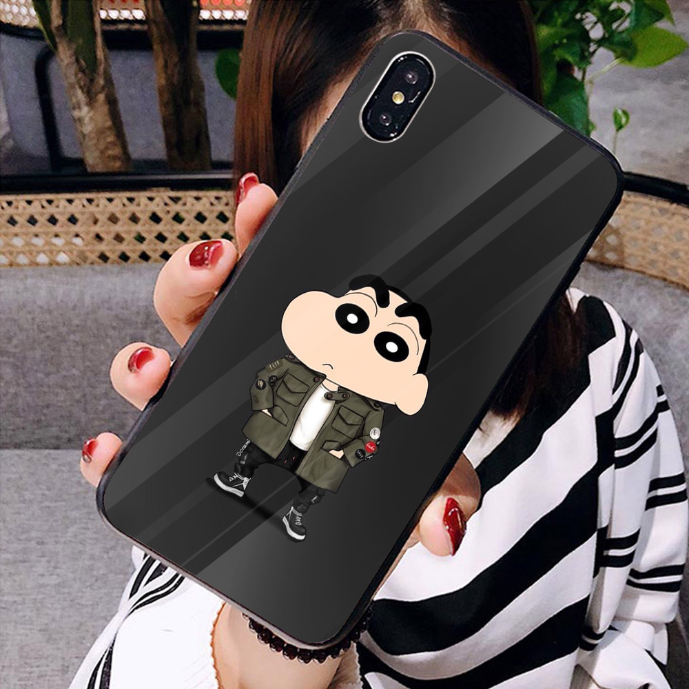 Ốp điện thoại kính cường lực cho máy iPhone X - Shin ngầu MS ACUTU002