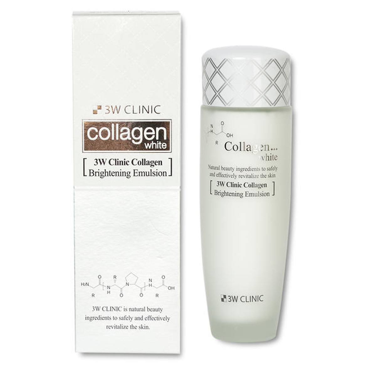 Sữa dưỡng trắng da Collagen 3W CLINIC COLLAGEN WHITE BRIGHTENING EMULSION