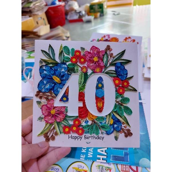 THIỆP QUILLING HAPPYBIRTHDAY