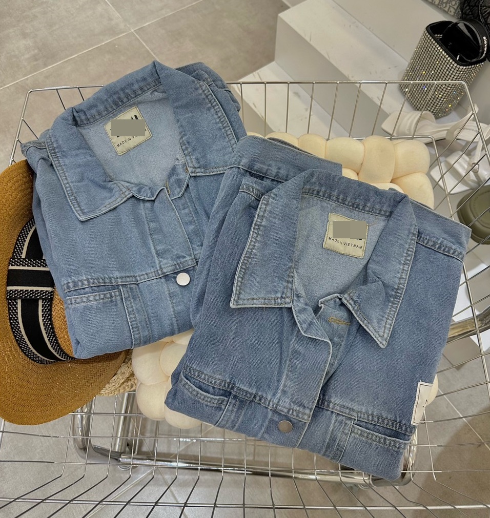 ÁO KHOÁC LẠNH UNISEX NAM NỮ JEANS FORM RỘNG BIG SIZE TRƠN TAY DÀI DENIM THU ĐÔNG THỂ THAO DẠO PHỐ ĐI CHƠI DỰ TIỆC ĐI BIỂN