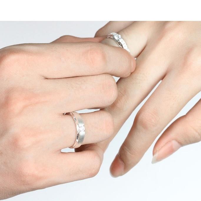 Nhẫn cặp Ap31 cao cấp, Nhẫn nam, nhẫn nữ, quà tặng tình yêu