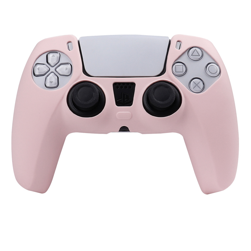 Vỏ bảo vệ silicon mềm màu hồng cho PS4/PS5/Xbox One S/Xbox Series S X/Switch Pro/Xbox360 Bộ điều khiển da GamePad Case Case