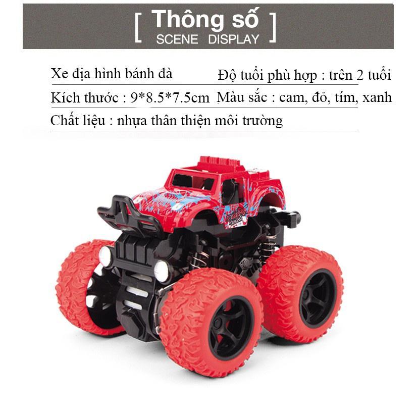 Đồ chơi ôtô Địa Hình oto kéo cót Bánh Đà Quán Tính Cho Bé 2-5 tuổi kích thích sự sáng tạo não bộ trẻ