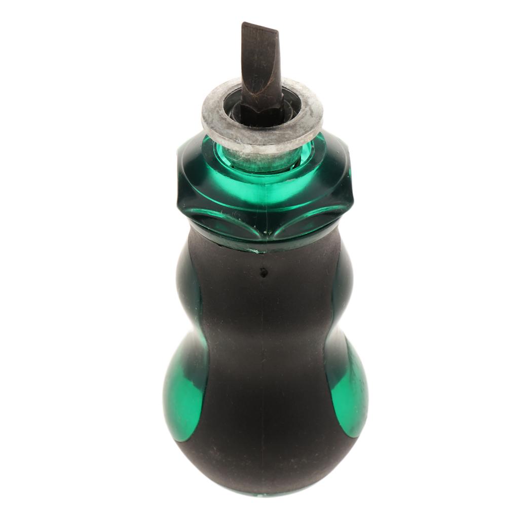 Steel Radish Head Fork Type Stretched Screwdriver Spanner Head Screwdriver Magnetic Tip Easy to Replace the Cutter Head, Durable