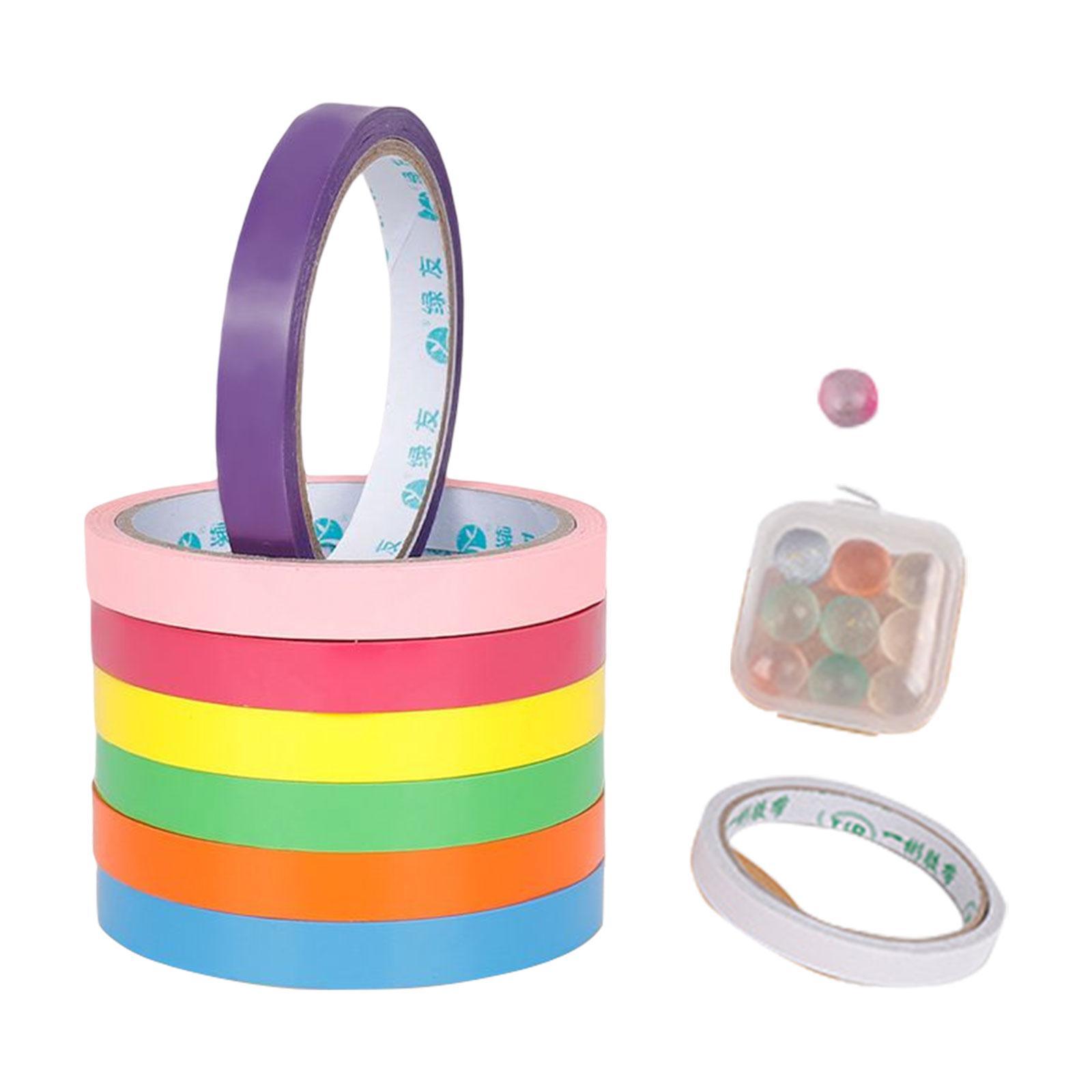 Sticky Ball Tapes Candy Color Tape Game Sticky Toys Rainbow for Party Adult