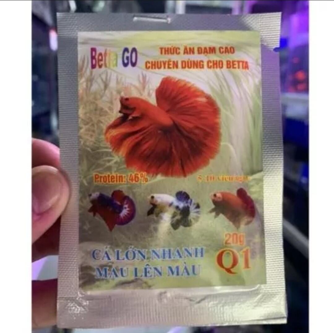 Thức ăn cám Betta Go cho cá cảnh betta