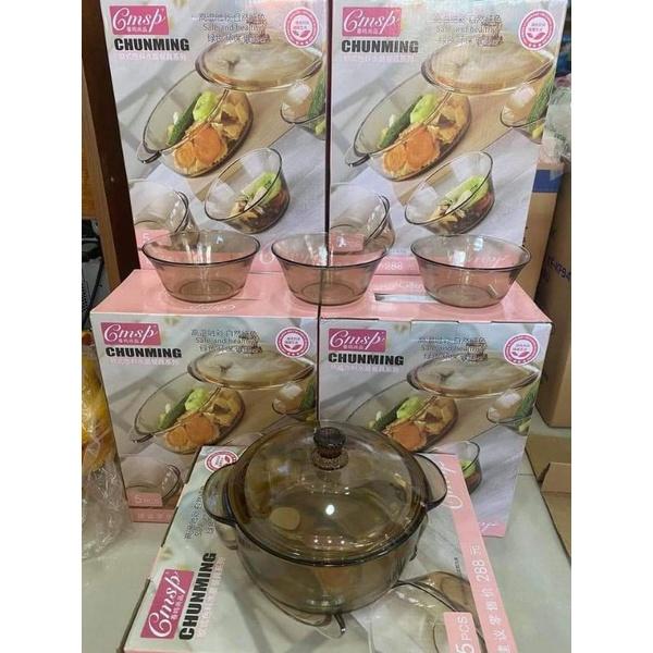 BỘ BÁT THỦY TINH 5 MÓN PHONG CÁCH BẮC ÂU CAO CẤP