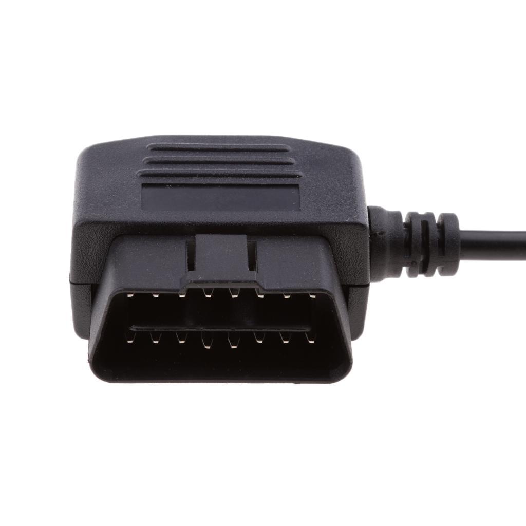 Universal Car OBD2 To 2-Pin GPS Power Plug Connector Adapter Wire