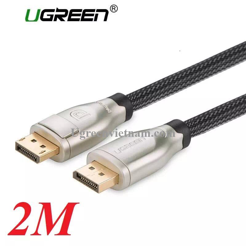 Cáp DisplayPort V1.2 Ugreen 30120 4K FullHD 2m - Hàng Chính Hãng