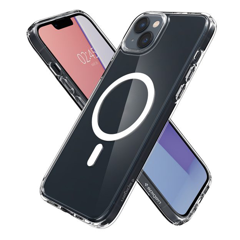 Ốp lưng SPIGEN dành cho iPhone 14 Plus Crystal Hybrid Magfit - Hàng chính hãng