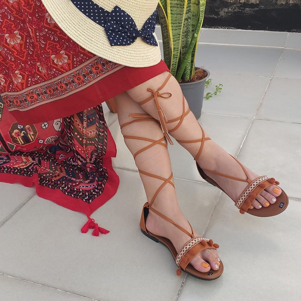 Giày Sandal Phong Cách Boho