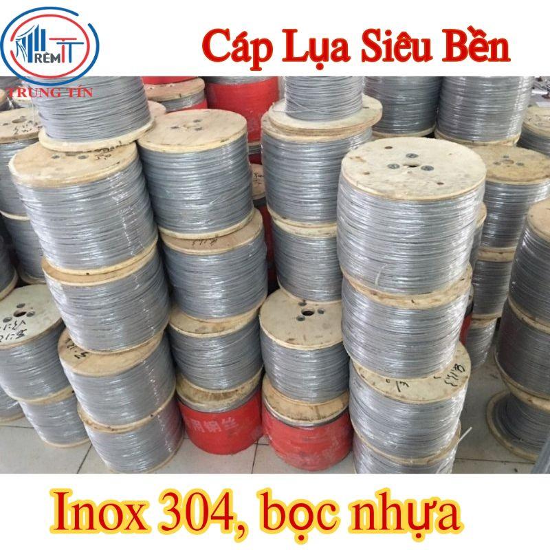 Cáp lưới an toàn ban công 3mm lõi inox bọc nhựa