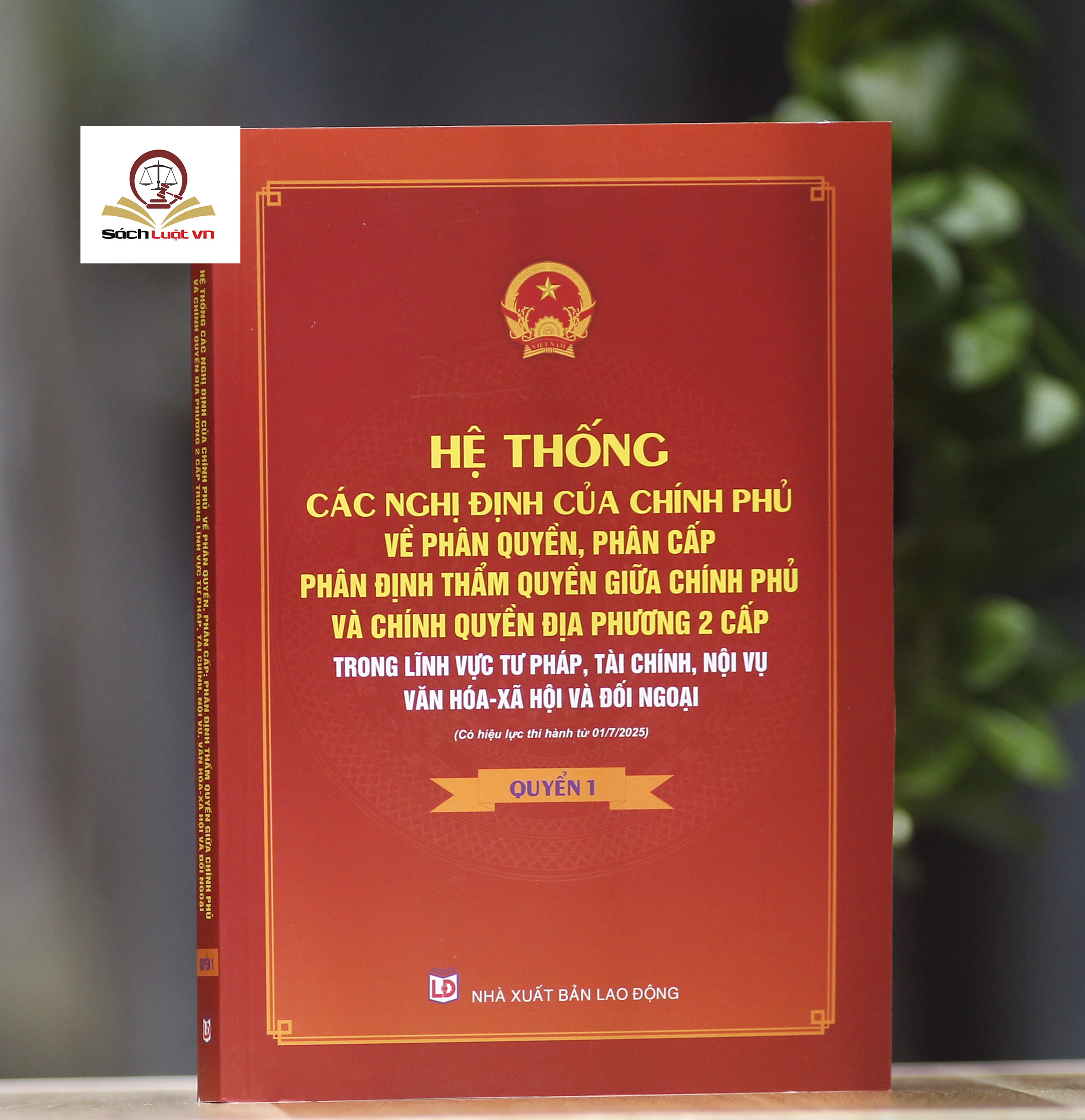 Hệ thống các nghị định của Chính phủ về phân quyền, phân cấp, phân định thẩm quyền giữa Chính phủ và chính quyền địa phương 2 cấp trong lĩnh vực tư pháp, tài chính, nội vụ, văn hóa - xã hội và đối ngoại (có hiệu lực thi hành từ 01/7/2025)