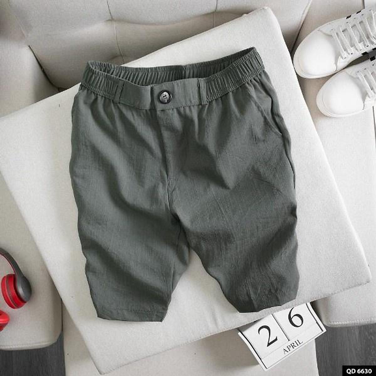 Quần Short Nam Đũi EFSHORTDEN52 (Short Đen)