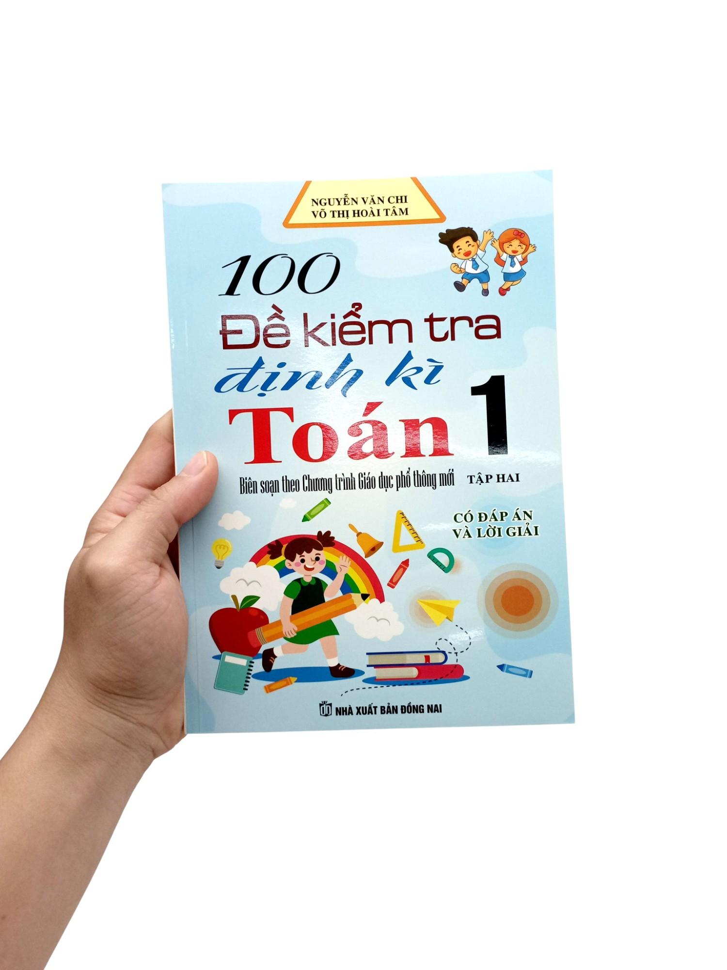 Sách - 100 Đề Kiểm Tra Định Kì Toán 1 - Tập 2
