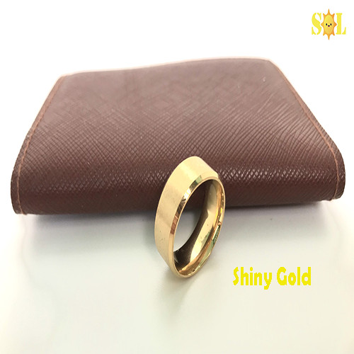 Nhẫn Gold Classic - Thép Titanium Gold 10k - Form Classic cổ điển sang trọng