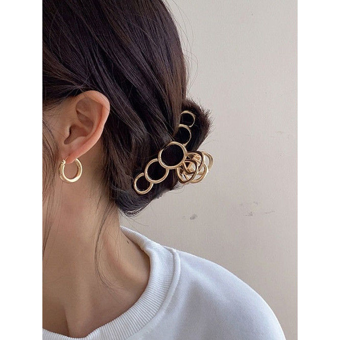 Kẹp tóc sau kim loại trang trí tóc phong cách Vintage