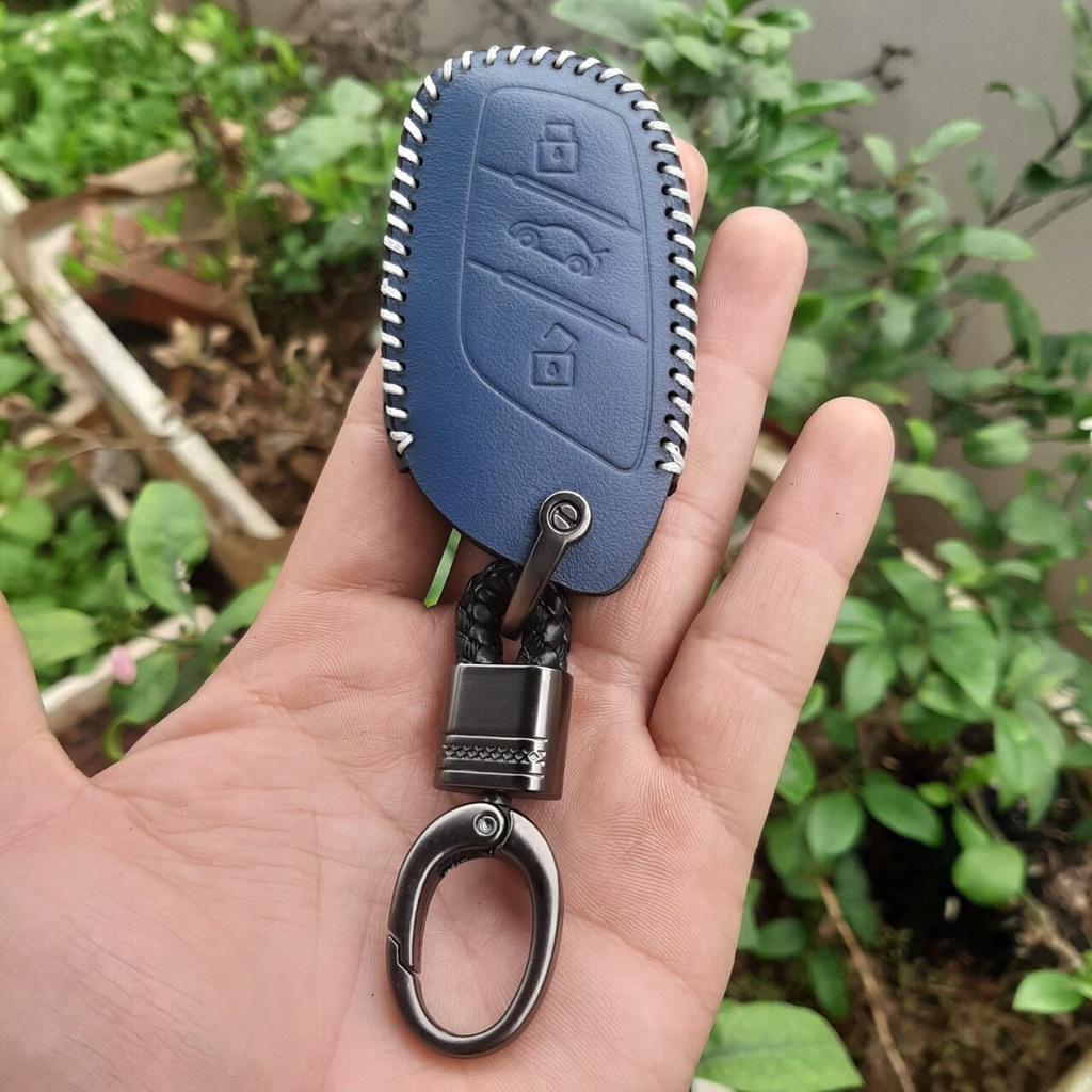 Bao Da Chìa Khóa MG ZS, MG HS. Da Bò thật Nhập Khẩu , Khắc Tên + Số ĐT Chủ Xe. Bảo hành 2 năm về da.