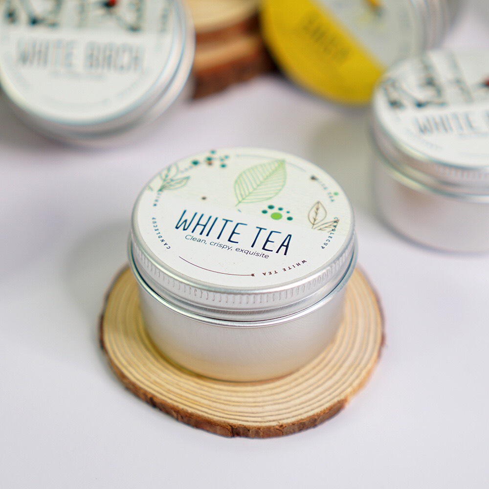 Nến thơm tinh dầu cao cấp không khói an toàn Candle Cup - White Tea - XS - 45g