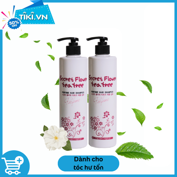 Dầu Gội Phục Hồi Hương Hoa BOSNIC 500ML-Secret Flower Tea Tree Perfume