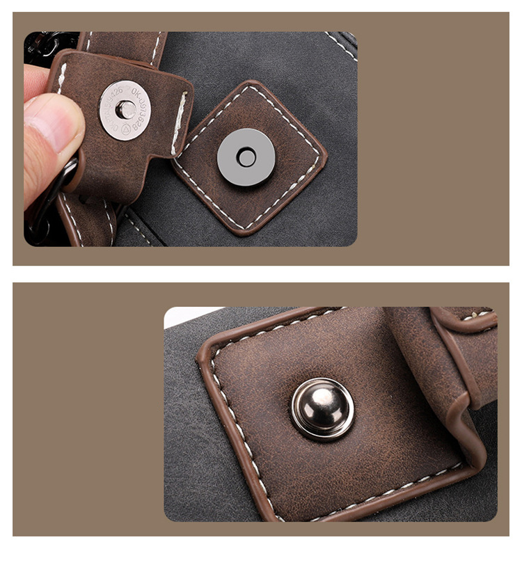 Túi đeo chéo nam DA BÒ thật phong cách mới - DCN9447