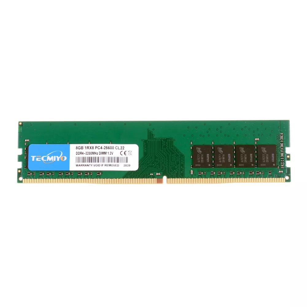 Bộ nhớ trong Tecmiyo DDR4 8Gb bus 3200MHZ UDIMM Memoria Ram 25600 CL22 Chipset SS - hàng chính hãng