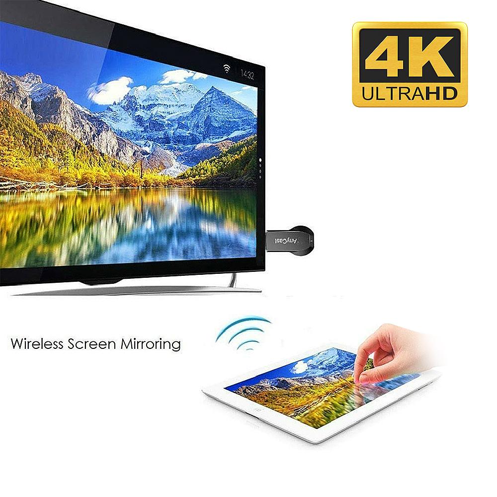 Cổng USB chuyển đổi  màn hình Wi-Fi không dây Dongle 4K 2.4G / 5G - Bộ thu HD Dongle 2.4G & 5G