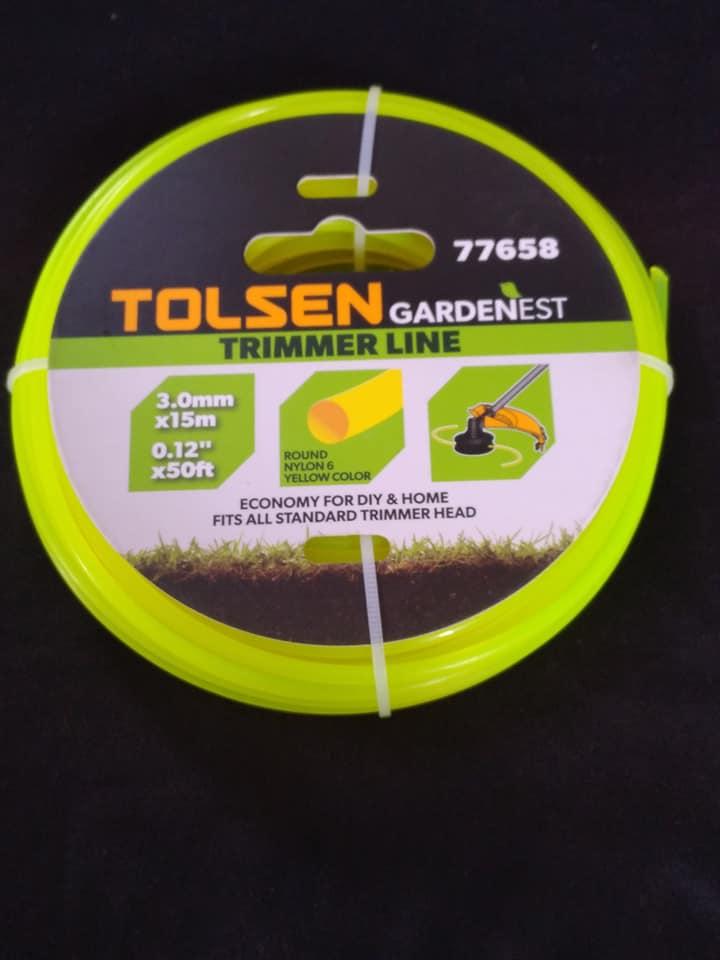 DÂY CẮT CỎ VÀNG 3X15M 77658 TOLSEN - HÀNG CHÍNH HÃNG