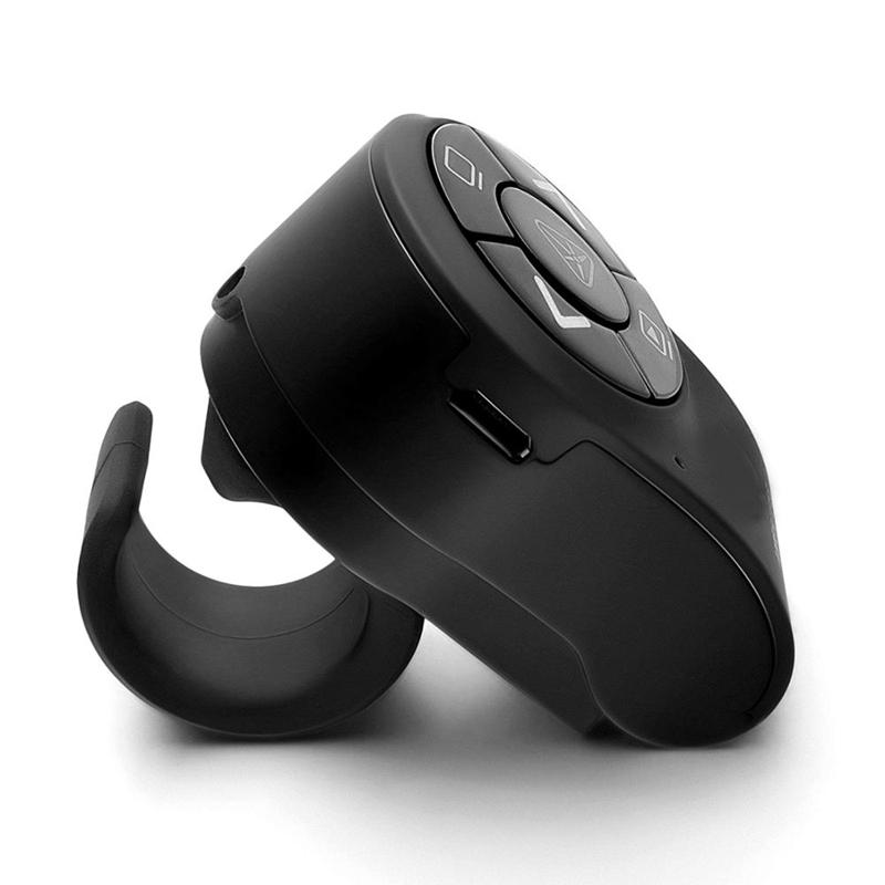 RF 2.4G Finger Ring Remote Wireless Presenter PowerPoint PPT Slides Clicker Pen có thể sạc lại