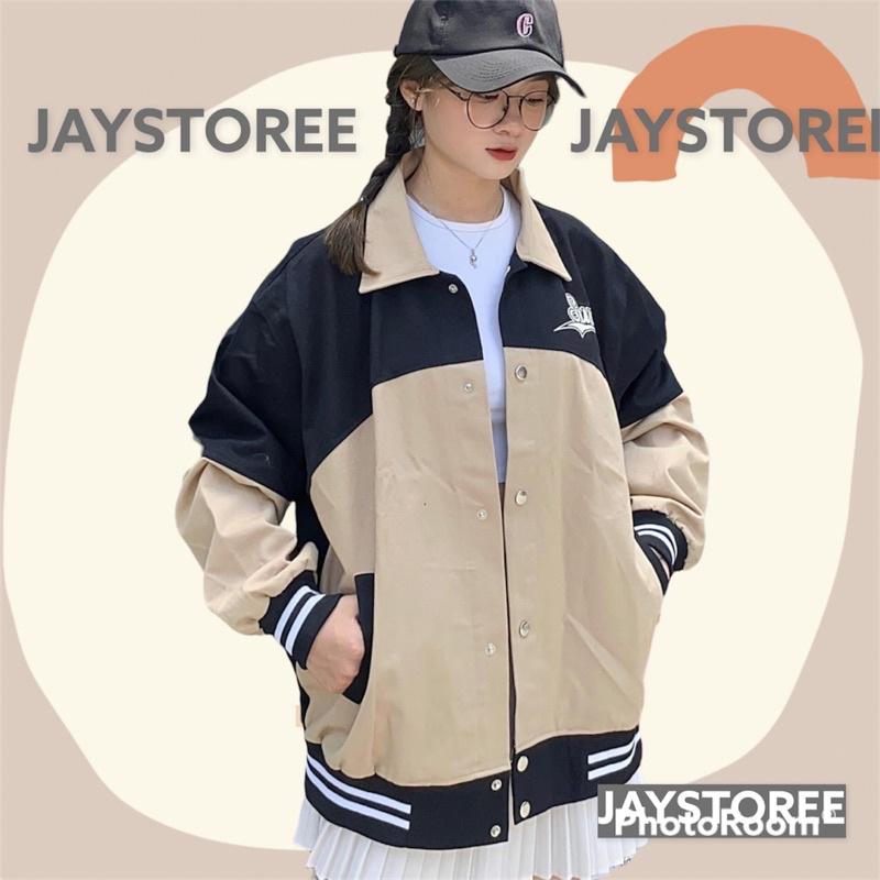 Áo Khoác Bomber STUDIO Jacket Form Rộng Vải Kaki Dày Dặn Phong Cách Ulzzang Unisex Nam nữ unisex Jaystoree