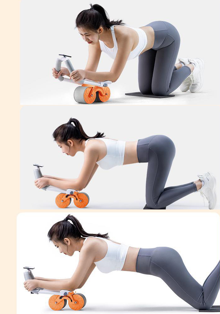 Con Lăn Tập Cơ Bụng, Lò Xo Trợ Lực Hỗ Trợ Plank Thế Hệ Mới 2024 Có Đồng Hồ - Hàng Chính Hãng [Được đồng kiểm]