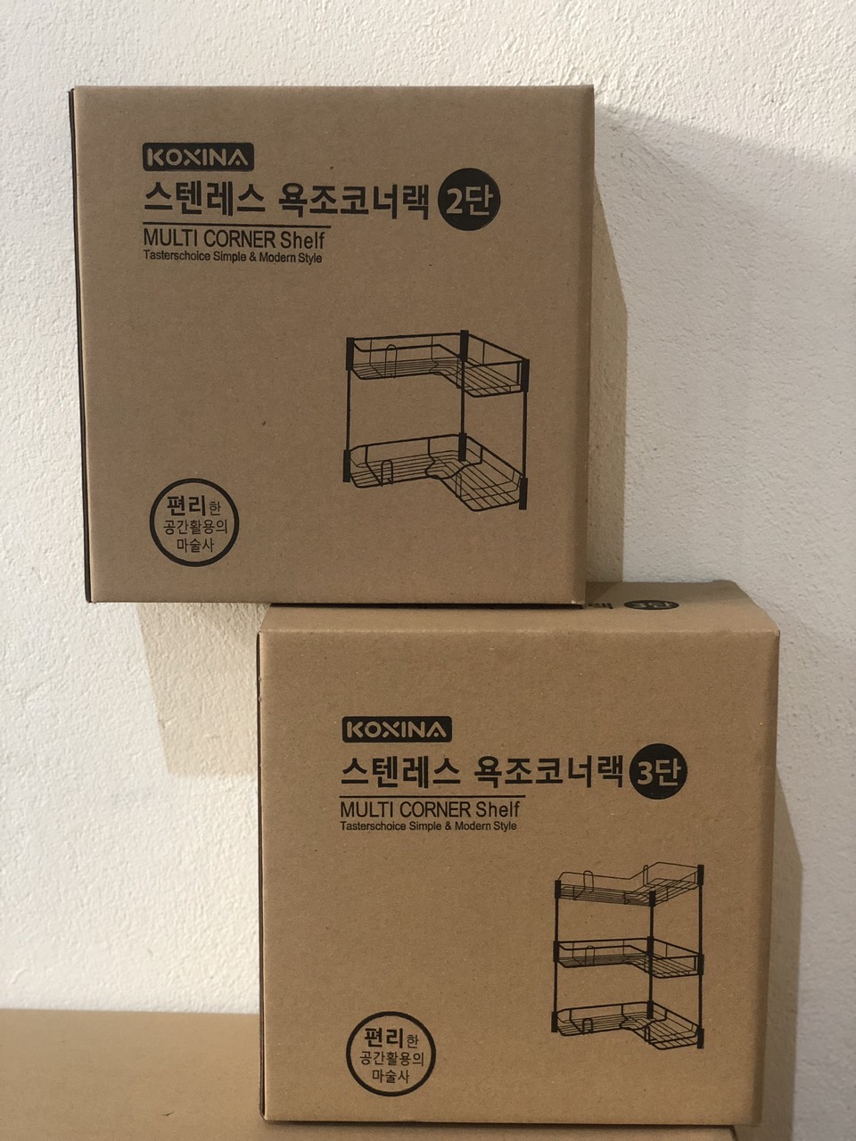 Kệ Góc L Inox 304 - 2 tầng