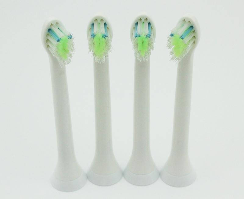 Cho máy Philips Sonicare, Bộ 4 đầu bàn chải đánh răng điện HX-6074, dòng máy HX3, HX6, HX7, HX8, HX9, R, FlexCare +, FlexCare, HealthyWhite, HydroClean, EasyClean, DiamondClean-Cho răng nhạy cảm, mát xa nướu lợi