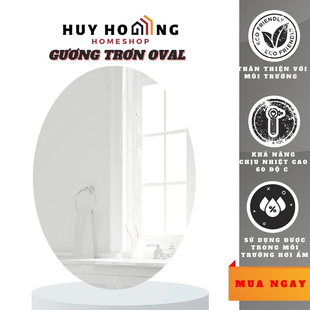 Gương trơn hình oval mài bóng cạnh GLSMIRROR-S00E10