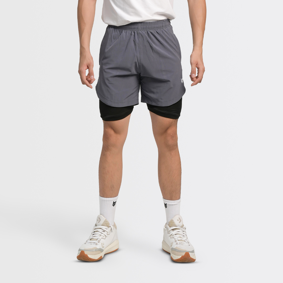 Quần short đùi thể thao 2 lớp Quick Dry Unisex Nhanh khô thoáng mát Tập Gym chơi Bóng Rổ Tennis Chạy Bộ Redikick