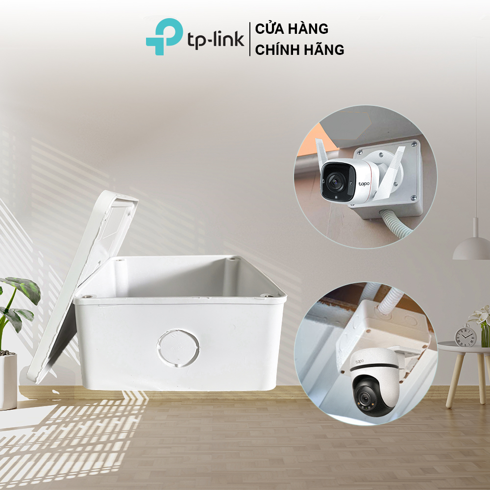 Hộp Kỹ Thuật Camera TAPO Bền bỉ, gắn tường Tránh Va Đập Chất Liệu Nhựa Abs Bền Khó Bị Va Đập - Hàng chính hãng