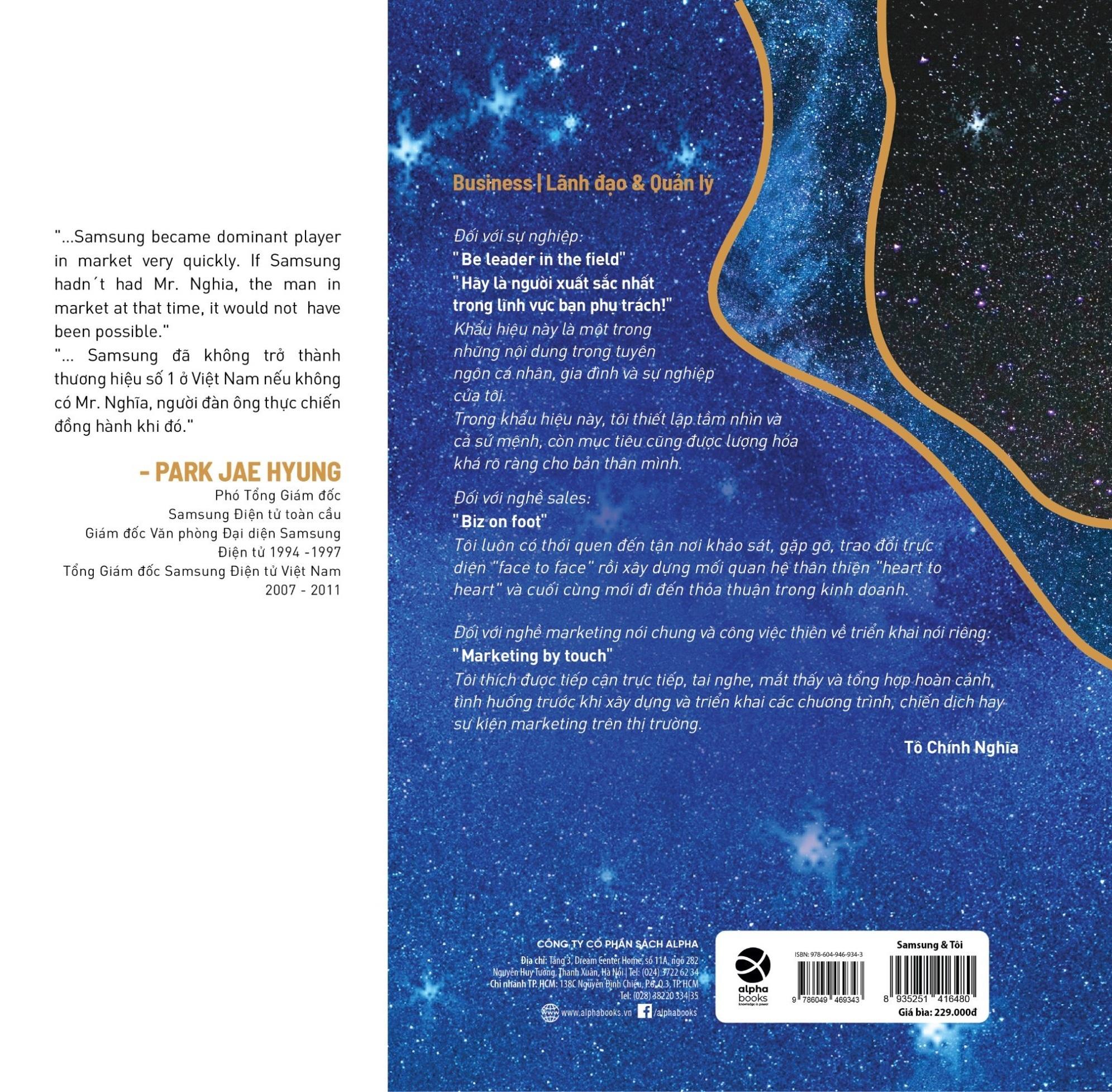 Sách Samsung &amp; Tôi - Lựa Chọn Và Thay Đổi (Tái Bản 2020)