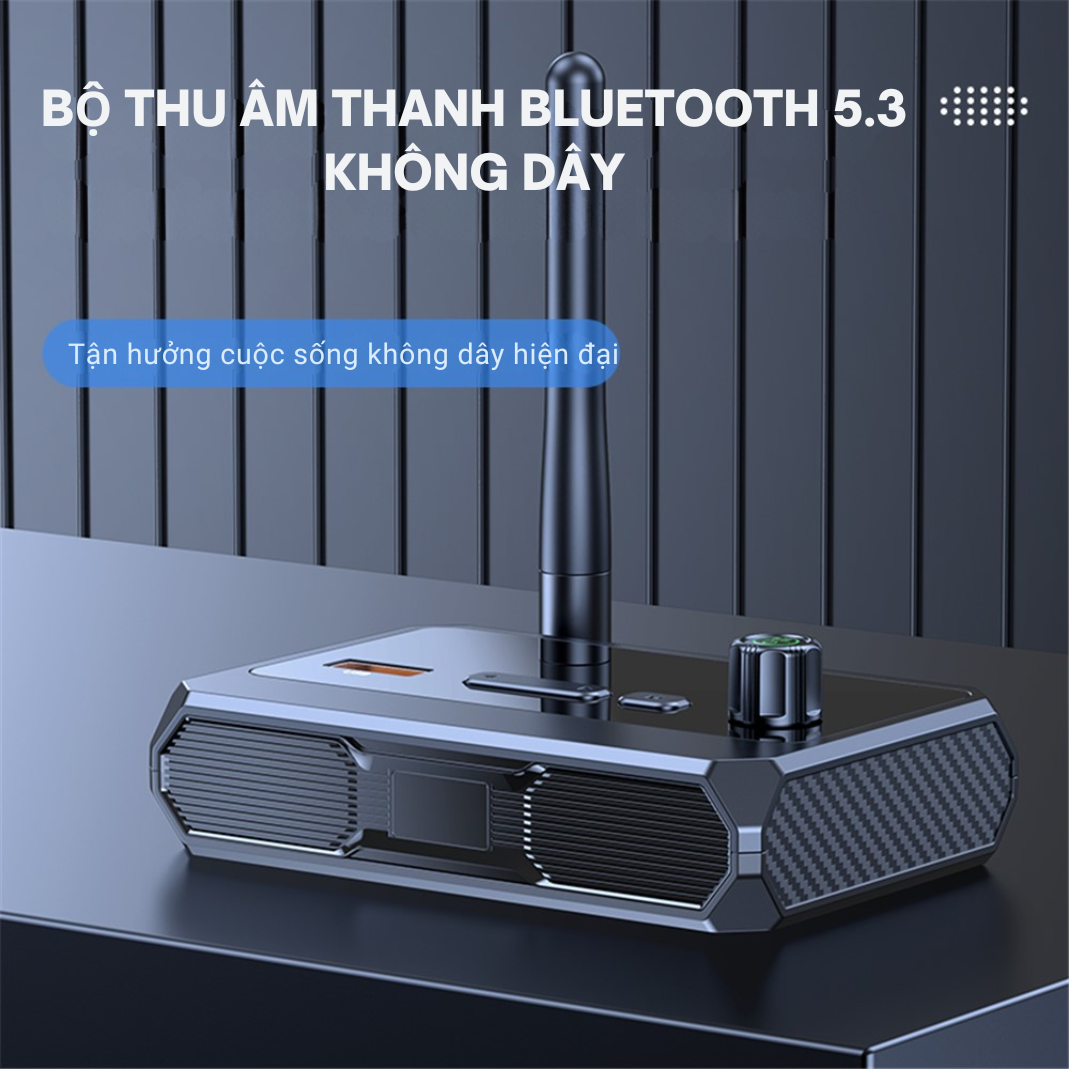 Bộ Chuyển Đổi Bluetooth 5.3 Hỗ trợ USB receiver AUX 3.5mm RCA quang optical C36 - Hàng Nhập Khẩu