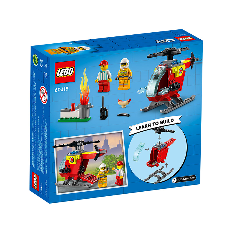 Đồ Chơi LEGO CITY Trực Thăng Cứu Hỏa 60318