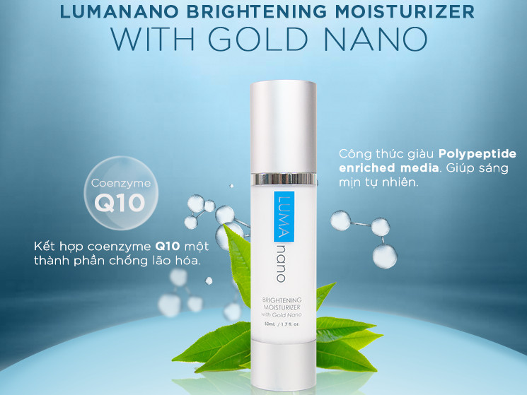 LumaNano Brightening Moisturizer With Gold Nano Serum Duong Sáng Da