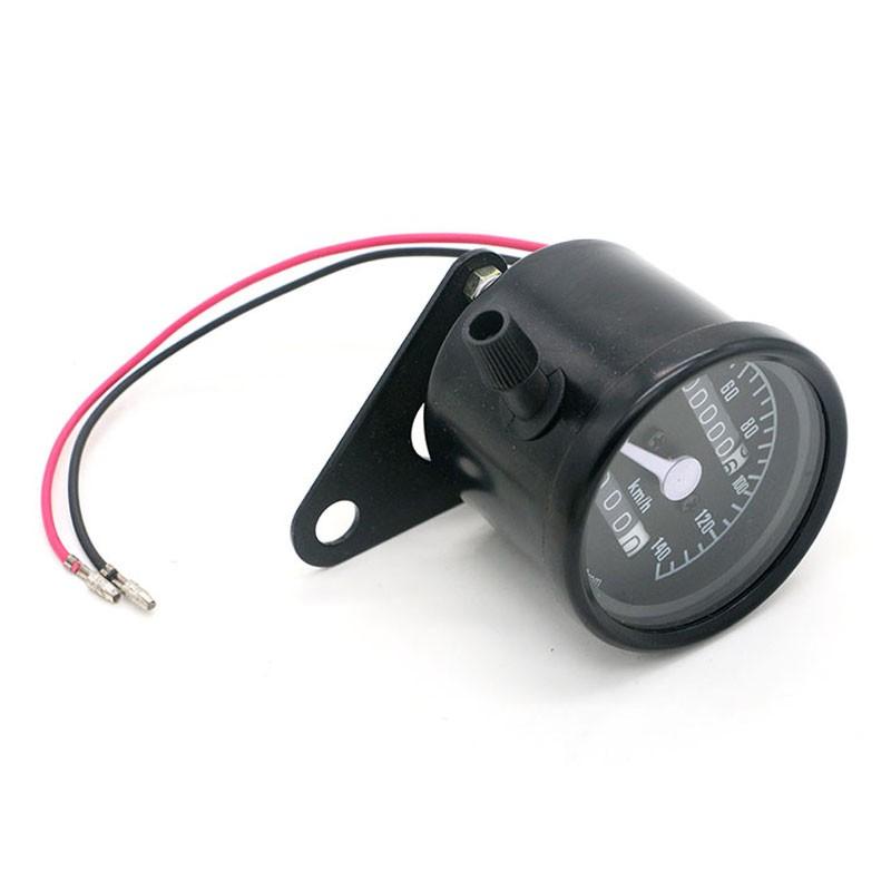 Bộ đồng hồ công tơ mét 0-140km/h 2 khung độc đáo dành cho xe mô tô
