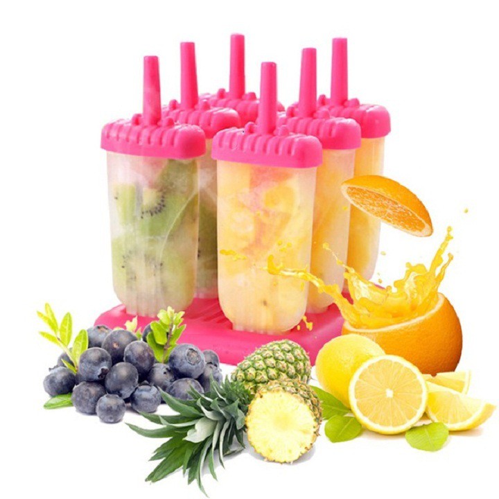 Combo 6 Khuôn Làm Kem Làm Bánh, Rau Câu Tiện Lợi Chất Lượng Cao - Hàng Chính Hãng MINIIN